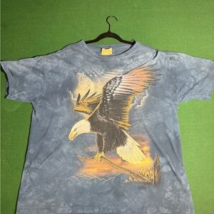 The Mountain Blue and Gold Eagle T-Shirt